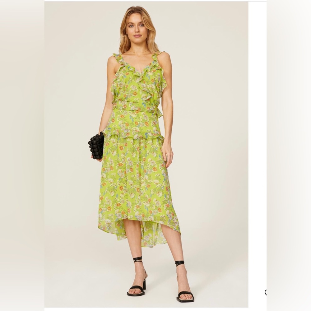 Marissa Webb Floral Midi Dress